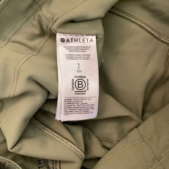 Athleta Sage Stash II 7/8 Leggings- size s - Picture 3 of 6